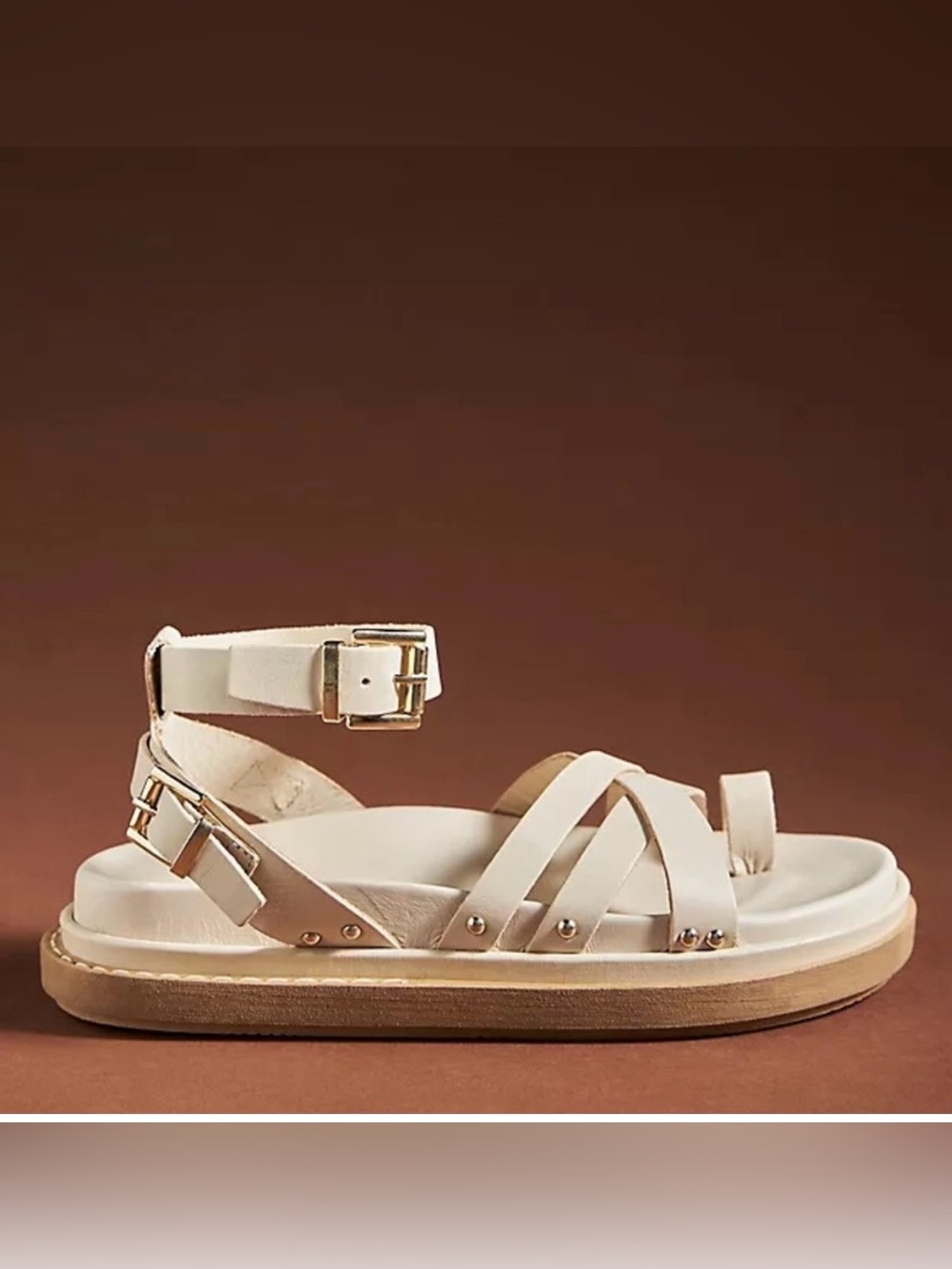 ALOHAS Women's Sandals Cream